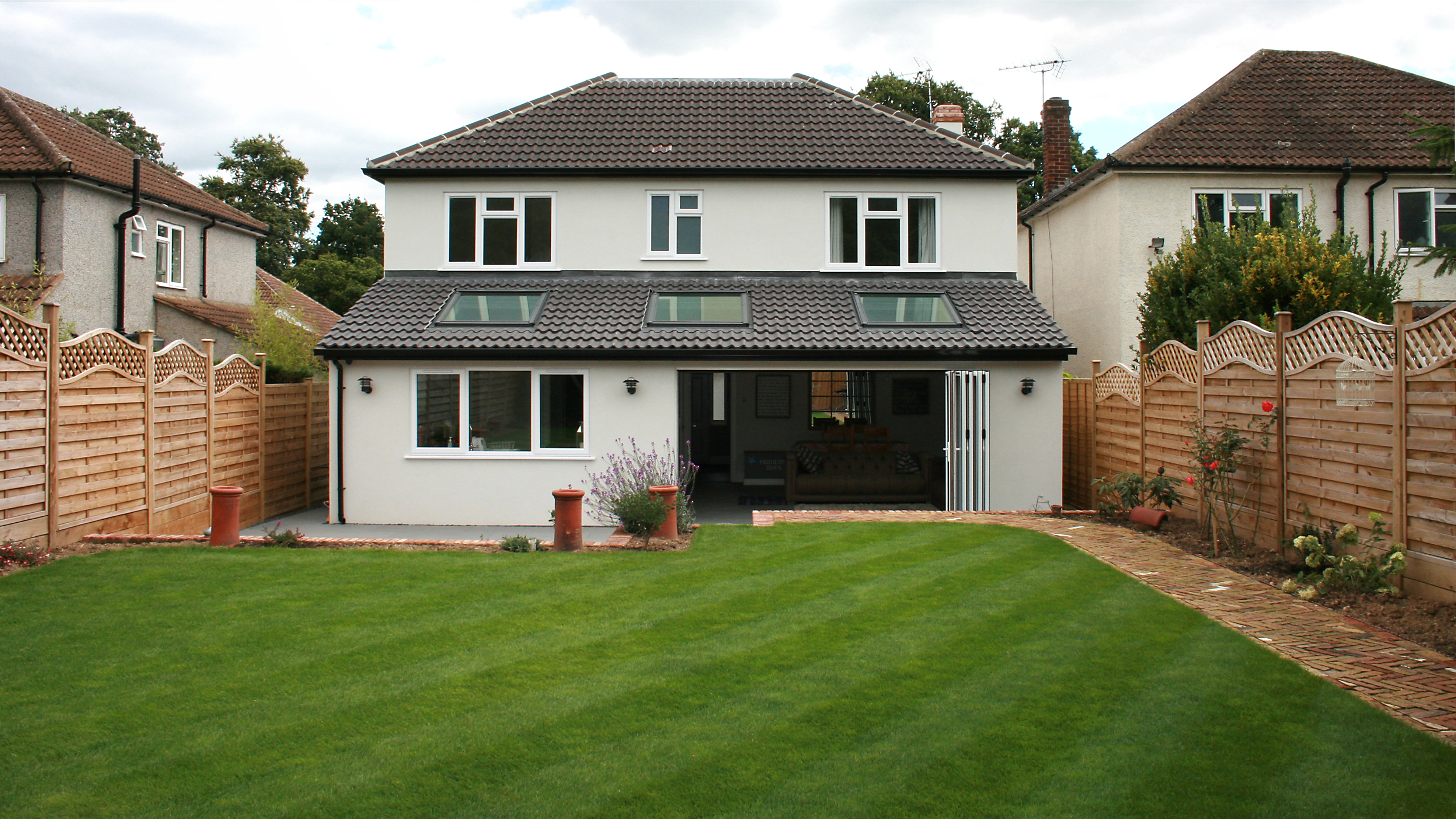 double storey extension height